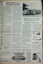 Página do jornal Correio do Ceará de julho de 1973