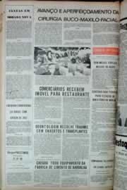Página do jornal Correio do Ceará de julho de 1973
