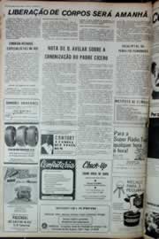 Página do jornal Correio do Ceará de julho de 1973
