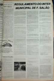 Página do jornal Correio do Ceará de julho de 1973