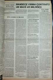 Página do jornal Correio do Ceará de julho de 1973