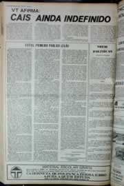 Página do jornal Correio do Ceará de julho de 1973