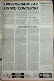 Página do jornal Correio do Ceará de julho de 1973