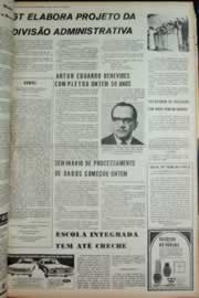 Página do jornal Correio do Ceará de julho de 1973