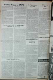 Página do jornal Correio do Ceará de julho de 1973