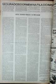 Página do jornal Correio do Ceará de julho de 1973