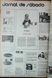 Página do jornal Correio do Ceará de julho de 1973