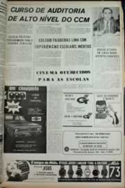 Página do jornal Correio do Ceará de julho de 1973