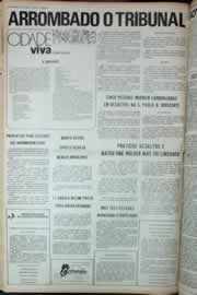 Página do jornal Correio do Ceará de julho de 1973