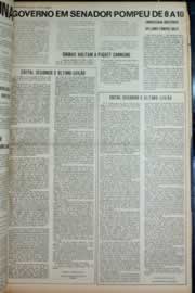Página do jornal Correio do Ceará de julho de 1973