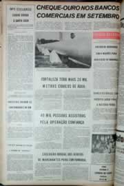 Página do jornal Correio do Ceará de julho de 1973