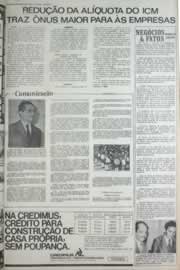 Página do jornal Correio do Ceará de dezembro de 1973