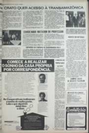 Página do jornal Correio do Ceará de dezembro de 1973