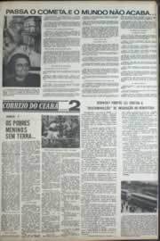 Página do jornal Correio do Ceará de dezembro de 1973