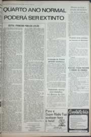 Página do jornal Correio do Ceará de dezembro de 1973
