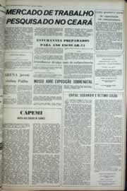 Página do jornal Correio do Ceará de dezembro de 1973