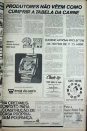 Página do jornal Correio do Ceará de dezembro de 1973