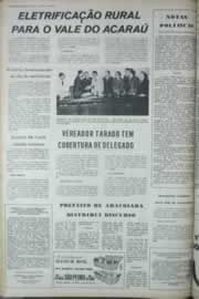 Página do jornal Correio do Ceará de dezembro de 1973