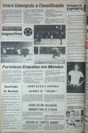 Página do jornal Correio do Ceará de dezembro de 1973
