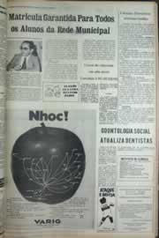 Página do jornal Correio do Ceará de dezembro de 1973