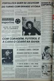Página do jornal Correio do Ceará de dezembro de 1973