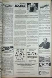 Página do jornal Correio do Ceará de dezembro de 1973