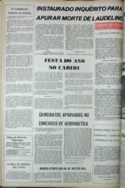 Página do jornal Correio do Ceará de dezembro de 1973