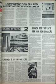 Página do jornal Correio do Ceará de dezembro de 1973