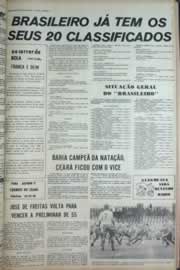 Página do jornal Correio do Ceará de dezembro de 1973