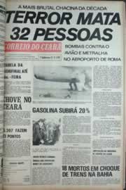 Página do jornal Correio do Ceará de dezembro de 1973