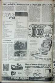 Página do jornal Correio do Ceará de dezembro de 1973