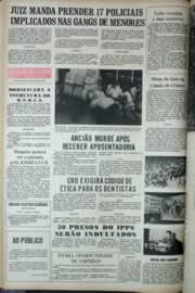 Página do jornal Correio do Ceará de dezembro de 1973