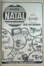 Página do jornal Correio do Ceará de dezembro de 1973