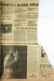 Página do jornal Correio do Ceará de dezembro de 1973