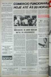 Página do jornal Correio do Ceará de dezembro de 1973