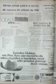 Página do jornal Correio do Ceará de dezembro de 1973
