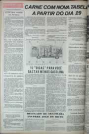 Página do jornal Correio do Ceará de dezembro de 1973