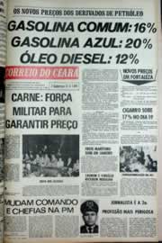 Página do jornal Correio do Ceará de dezembro de 1973