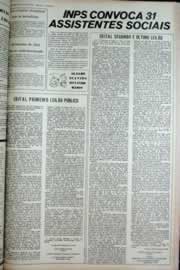 Página do jornal Correio do Ceará de dezembro de 1973