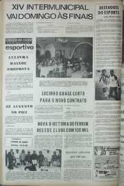 Página do jornal Correio do Ceará de dezembro de 1973