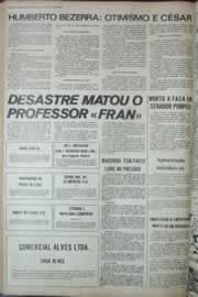 Página do jornal Correio do Ceará de dezembro de 1973