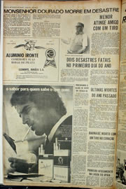 Página do jornal Correio do Ceará de janeiro de 1974
