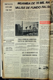 Página do jornal Correio do Ceará de janeiro de 1974
