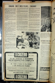 Página do jornal Correio do Ceará de janeiro de 1974
