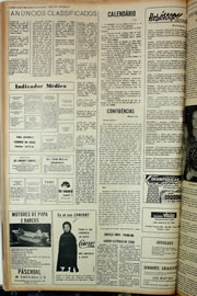Página do jornal Correio do Ceará de janeiro de 1974