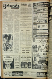 Página do jornal Correio do Ceará de janeiro de 1974