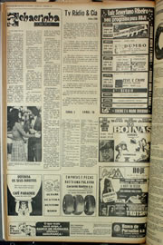 Página do jornal Correio do Ceará de janeiro de 1974