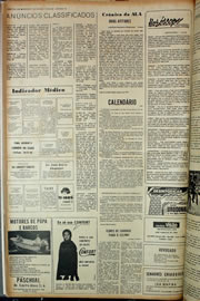 Página do jornal Correio do Ceará de janeiro de 1974