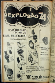 Página do jornal Correio do Ceará de janeiro de 1974