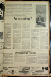 Página do jornal Correio do Ceará de janeiro de 1974